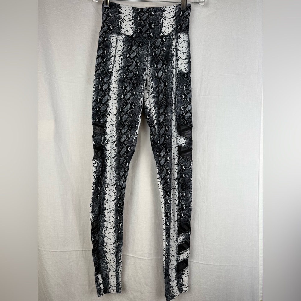 Stella‎ Tweed Black and White Snake Print Kids Leggings